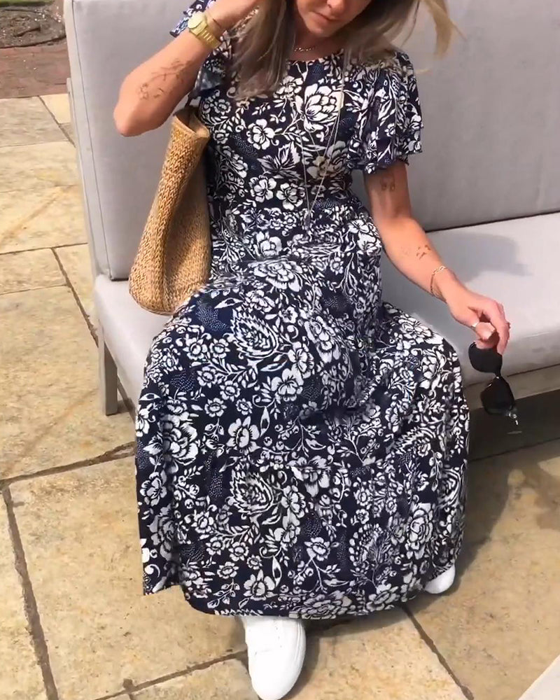 Bloom Coast Flutter Midi Dress