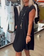 Everyday Pleated Midi Dress