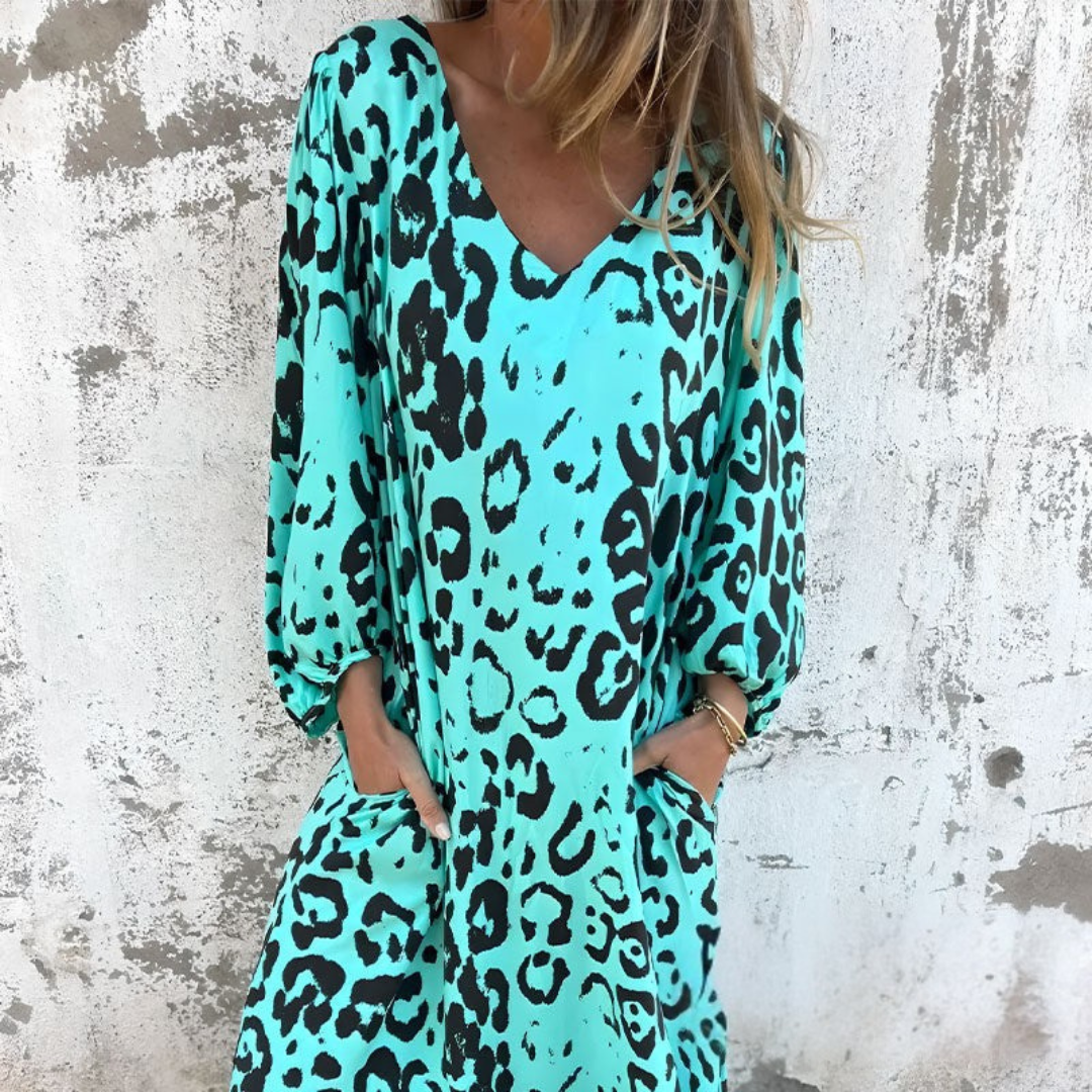 Leopard Coast Relaxed Dress