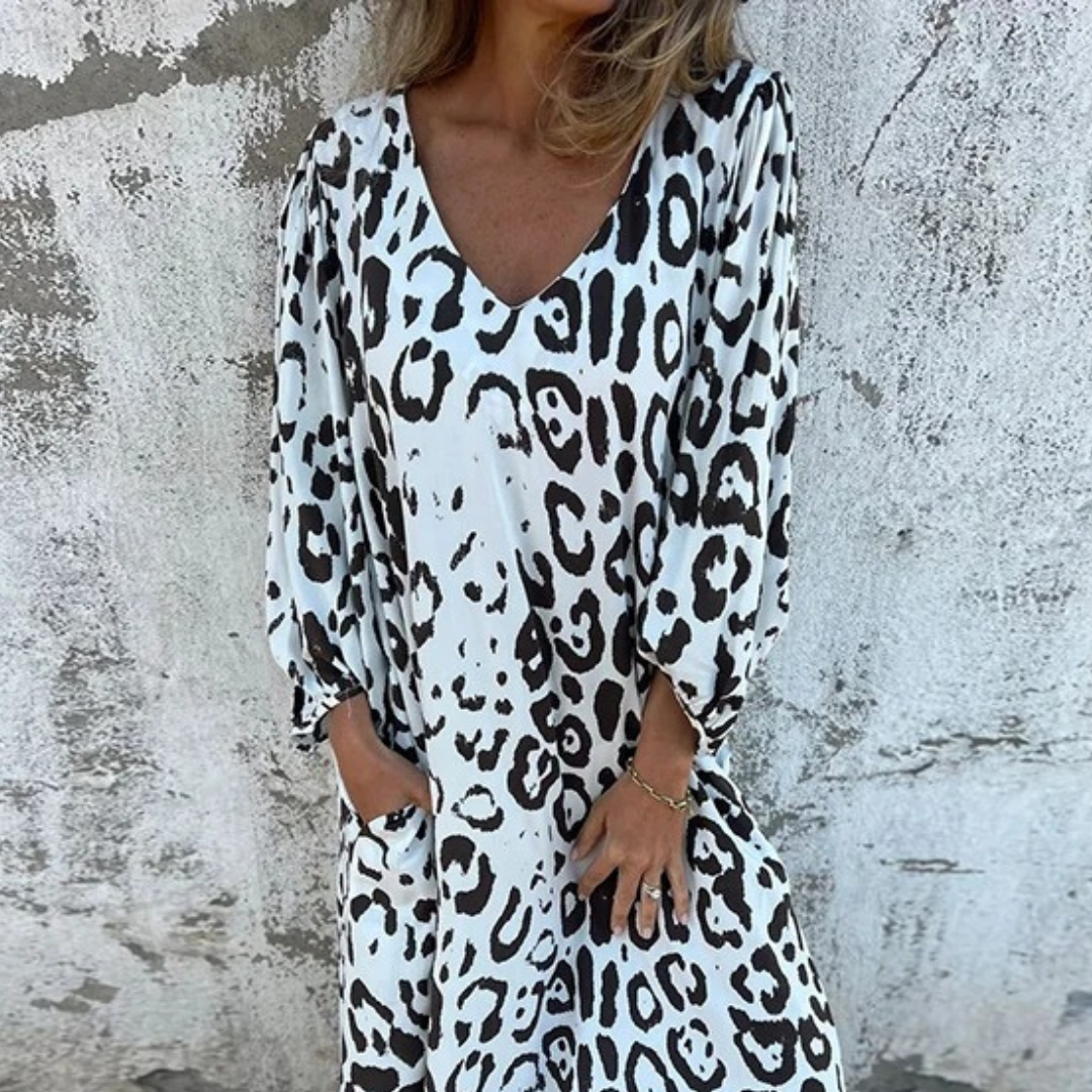 Leopard Coast Relaxed Dress