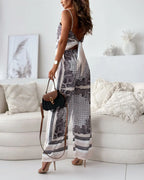 Sorrento Silk-Print Two-Piece Set