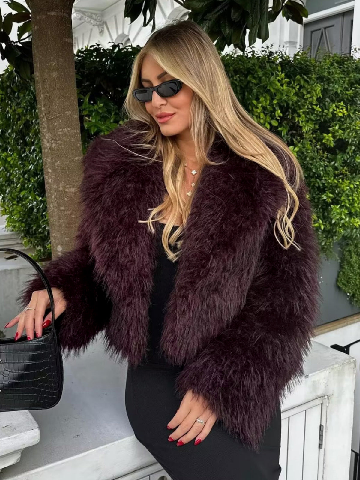 ARIA FAUX FUR SHORT COAT – LÉORALABEL WOMEN’S WINTER ESSENTIAL