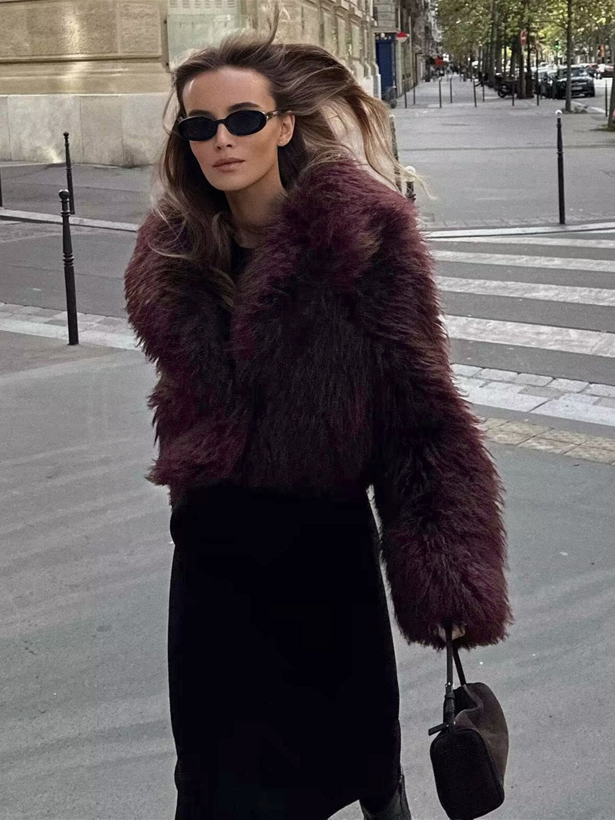 ARIA FAUX FUR SHORT COAT – LÉORALABEL WOMEN’S WINTER ESSENTIAL