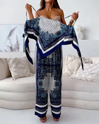 Sorrento Silk-Print Two-Piece Set