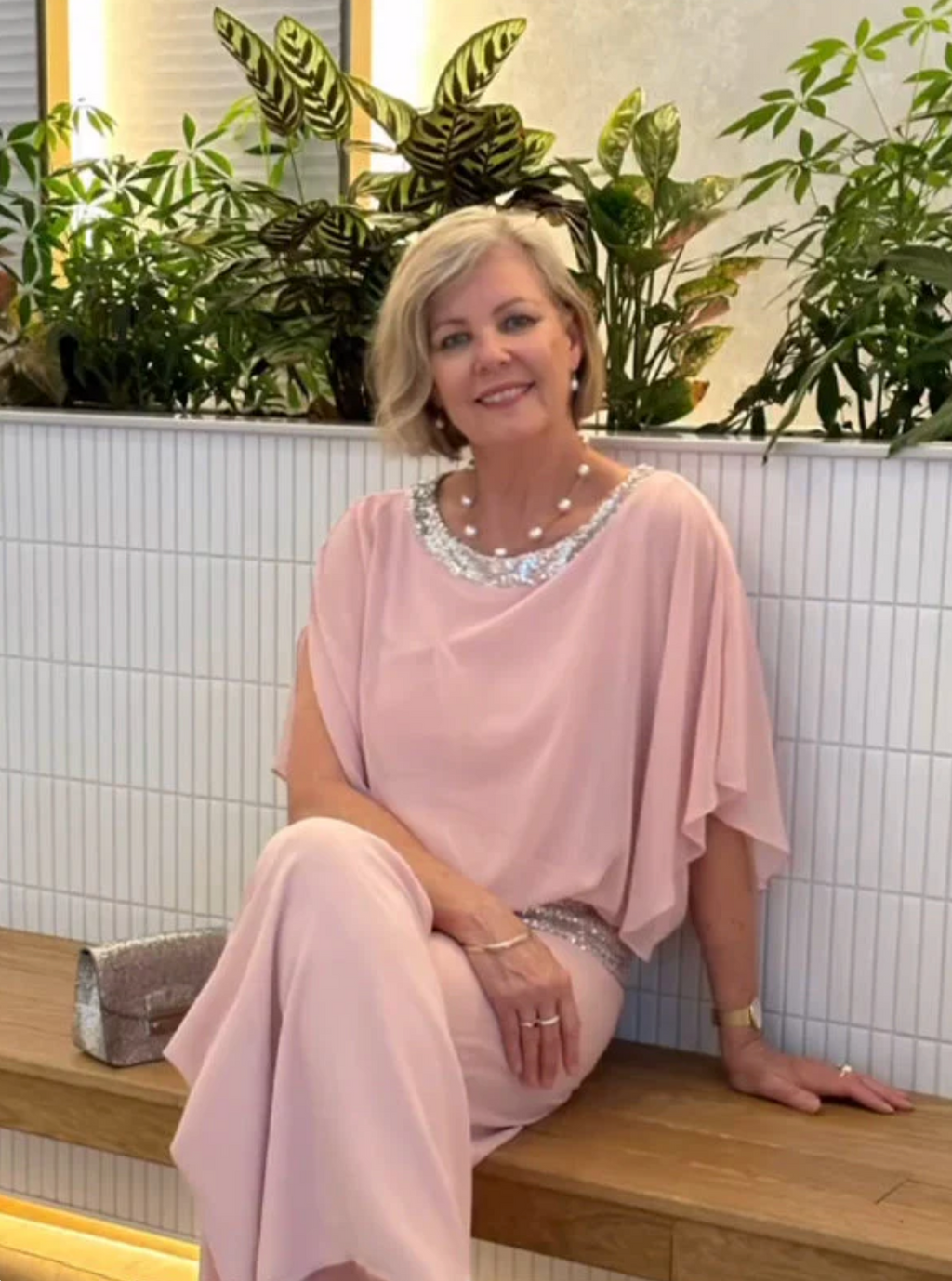 The Leora Luxe Sequin Comfort Set – Effortless Day-to-Evening Elegance