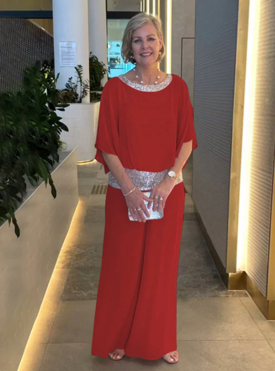 The Leora Luxe Sequin Comfort Set – Effortless Day-to-Evening Elegance