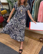 Bloom Coast Flutter Midi Dress