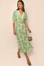 Kaia Juniper Midi Dress