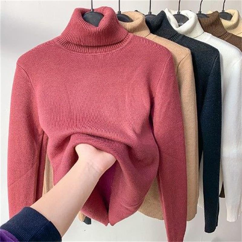 LÉORALABEL Women’s Winter Fleece Knit Top – Soft, Warm & Stretchable